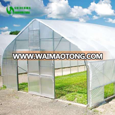 Shade Net Hoop Greenhouse For Cucumber Growing