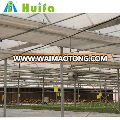 Venlo type flower multi span commercial pc greenhouses used